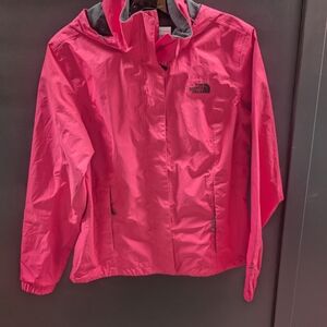 The North Face Women's Pink Waterproof Hooded Jacket
